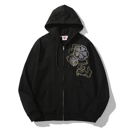 Off Style Zip Cardigan Hoodie
